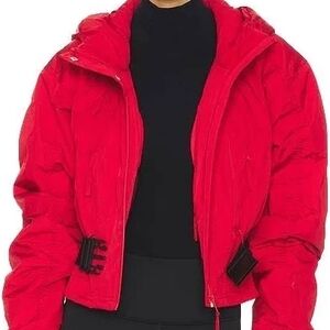 Free People FP Movemen Powder Vixen Jacket Winterberry Red